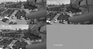 Установка систем видеонаблюдения на парковке в Черемхове в октябре